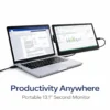 Portable Laptop Screen Extender 13.3 Inch FHD IPS Dual Monitor Type C HDMI External Display Plug and Play For Windows Mac
